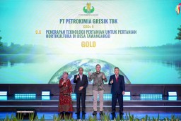 Petrokimia Gresik Raih Gold Rank di Indonesian SDGs Awards