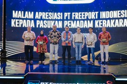 Freeport Indonesia Berikan Penghargaan kepada Pasukan Pemadam Kebakaran