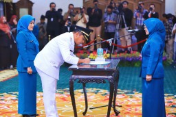 Pj. Gubernur Jatim Lantik Adi Wibowo sebagai Walikota Pasuruan, Pesankan Percepatan Pembangunan