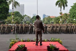 Amankan Tahun Baru, Pemkot Surabaya Kerahkan 750 Satpol PP