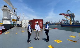 Atasi Disparitas Harga di 3TP, Pelni Lepas KM Logistik Nusantara 4
