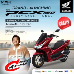 Warga Blitar, Yuk Serbu! Launching New Honda PCX160 Bareng Deny Cak Nan!