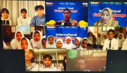 Menarik, Pelajar SMP Dari 3 Negara Tukar Wawasan dalam Program ICEP