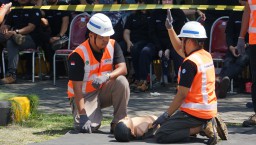 Tutup Bulan K3 Nasional, TTL Gelar Lomba Tanggap Darurat