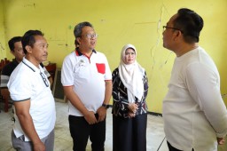 Hari Pertama Jabat, Wabup Alif Tinjau Gedung Sekolah Rusak