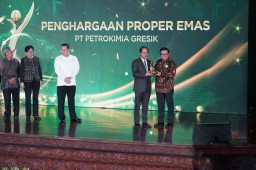 Petrokimia Gresik Kembali Raih Proper Emas dari KLH