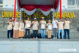 Mahasiswa Mobilitas Akademik Unesa Pecahkan Rekor MURI