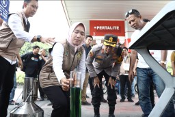 Kapolres Gresik Pimpin Sidak ke SPBU, Pastikan Stok Aman dan Kualitas BBM Terjamin