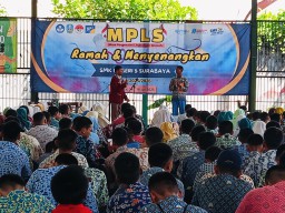 MPM Honda Jatim Kampanyekan #Cari Aman untuk Ribuan Pelajar di Momen MPLS