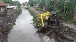 Pemkab Jombang Optimalkan Normalisasi Sungai Watudakon