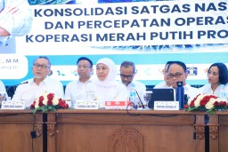 Khofifah Tegaskan Jatim Siap Perkuat Program Prioritas Nasional: KDKMP, Ketahanan Pangan, hingga Makan Bergizi Gratis