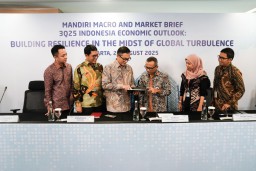 Ekonom Bank Mandiri Proyeksikan Perekonomian Indonesia 2025 Mampu Tumbuh 5 Persen