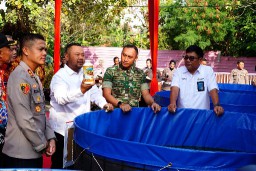 Sinergi Pemkab Gresik TNI/Polri dan Petrokimia Gresik Luncurkan Program 80 Kolam Budidaya Lele Serentak