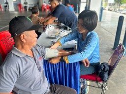 TPK Bitung Gelar Pemeriksaan Kesehatan Gratis Untuk TKBM