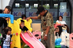 KAI Hadirkan Area Bermain Anak Dihadirkan di 35 Stasiun