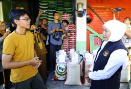 Bupati Sidoarjo Koordinasi dengan Bulog dan Bapanas Percepat Distribusi Beras SPHP