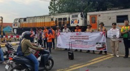 KAI Daop 7 Madiun Sosialisasikan Keselamatan dan Keamanan Perjalanan KA
