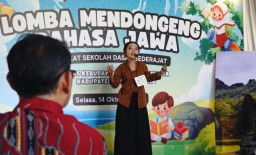 Puluhan Siswa SD ikuti Lomba Dongeng Berbahasa Jawa di Tulungagung