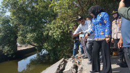 Wabup Mimik Idayana Pastikan Bangun Jembatan Cemandibyang Putus