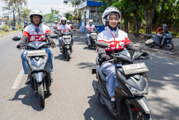 Seru-seruan Bareng Honda BeAT di SMK Telkom Sidoarjo