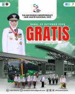 Khusus Hari Santri, Gubernur Khofifah Gratiskan Bus Trans Jatim