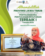 Pemprov Jatim Raih Penghargaan Penyuluhan Kehutanan Terbaik I Nasional