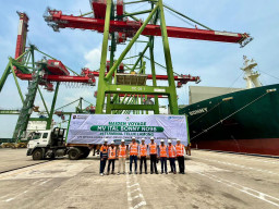 TTL Sambut Perdana CIM Service Bersama Tiga Shipping Line dari Taiwan
