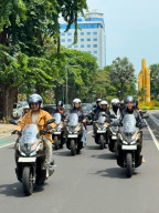 New Honda ADV160 Roadsync Tampil Gagah dan Stabil di Rute Menanjak Trawas – Goa Gembyang
