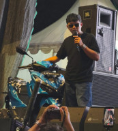 Denny Cak Nan Meriahkan Regional Public Launching All New Honda Vario 125 di Sidoarjo