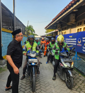 Jiddan Berikan Santunan dan Bingkisan Lebaran untuk Ratusan Pengemudi Ojol