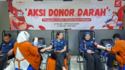 Semangat Berbagi di Jaringan Dealer, MPM Honda Jatim Gelar Aksi Donor Darah Bersama Konsumen