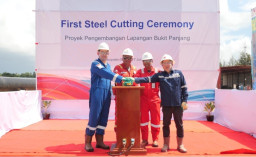First Steel Cutting Dimulai, Proyek Bukit Panjang Bidik Tambahan Produksi Migas Nasional
