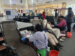 Semarak HUT ke 81 Kemerdekaan, Icon Mall Gresik Gandeng PMI Gelar Donor Darah