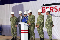 PT PAL Bangunan Kapal Selam Scorpene Pesanan TNI AL