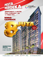 Pesta Merdeka Icon Apartemen Gresik, Tawarkan Cashback Rp 8 Juta dan Hunian Full Furnish