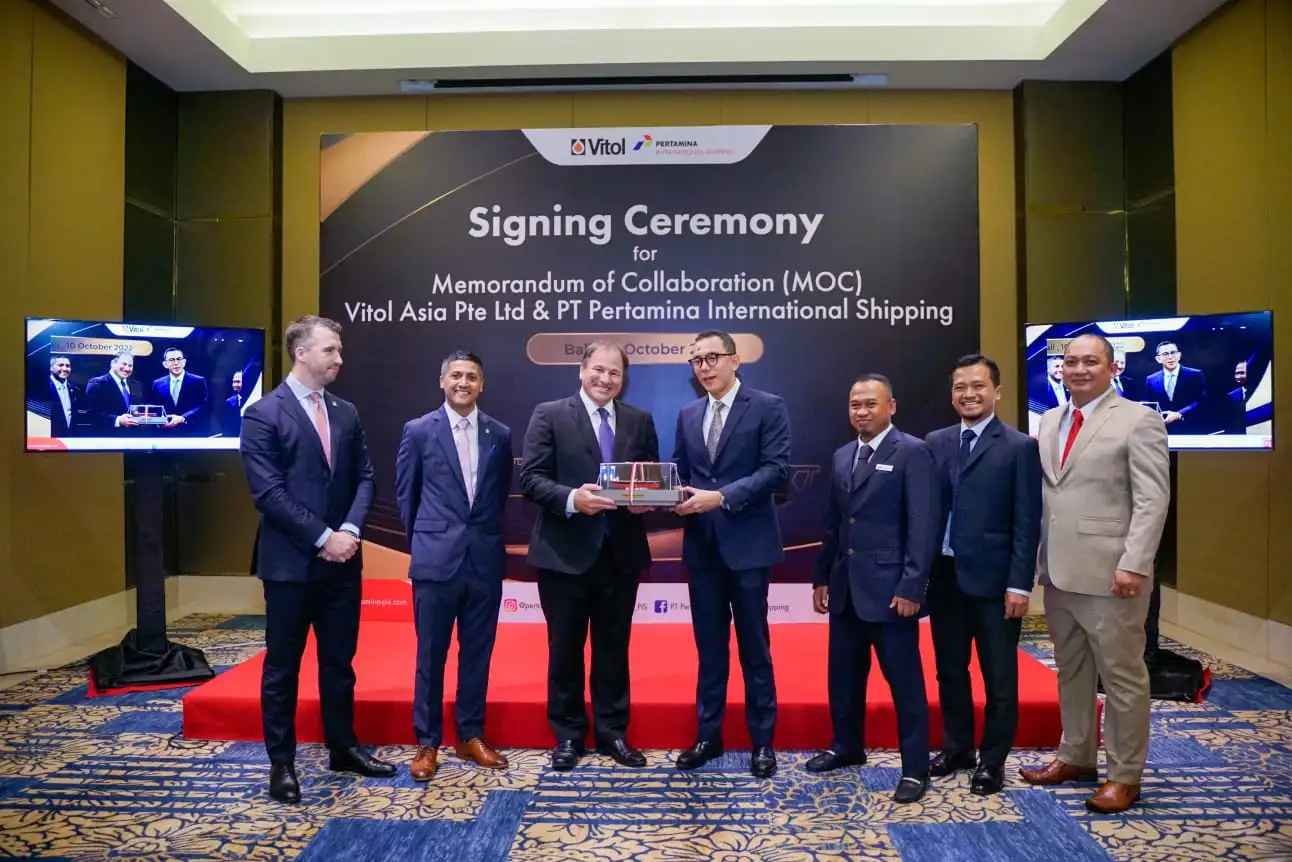 Buka Akses Muatan, Pertamina International Shiping Gandeng Vitol Asia