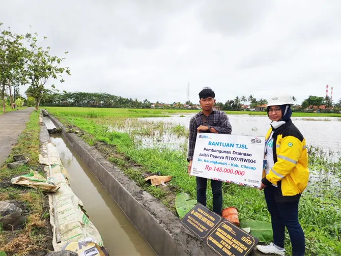 SIG Bantu Pengembangan Infrastruktur di Cilacap