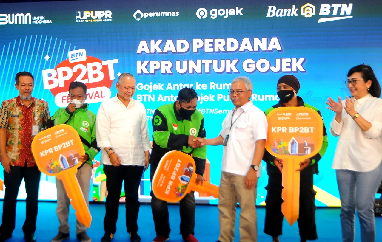 BTN Bidik 200 Ribu Mitra Gojek Untuk Penyaluran Kredit