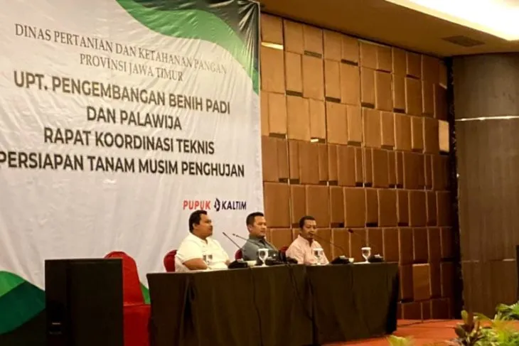 Pupuk Kaltim Dukung Jatim Mandiri Benih Ketahanan Pangan