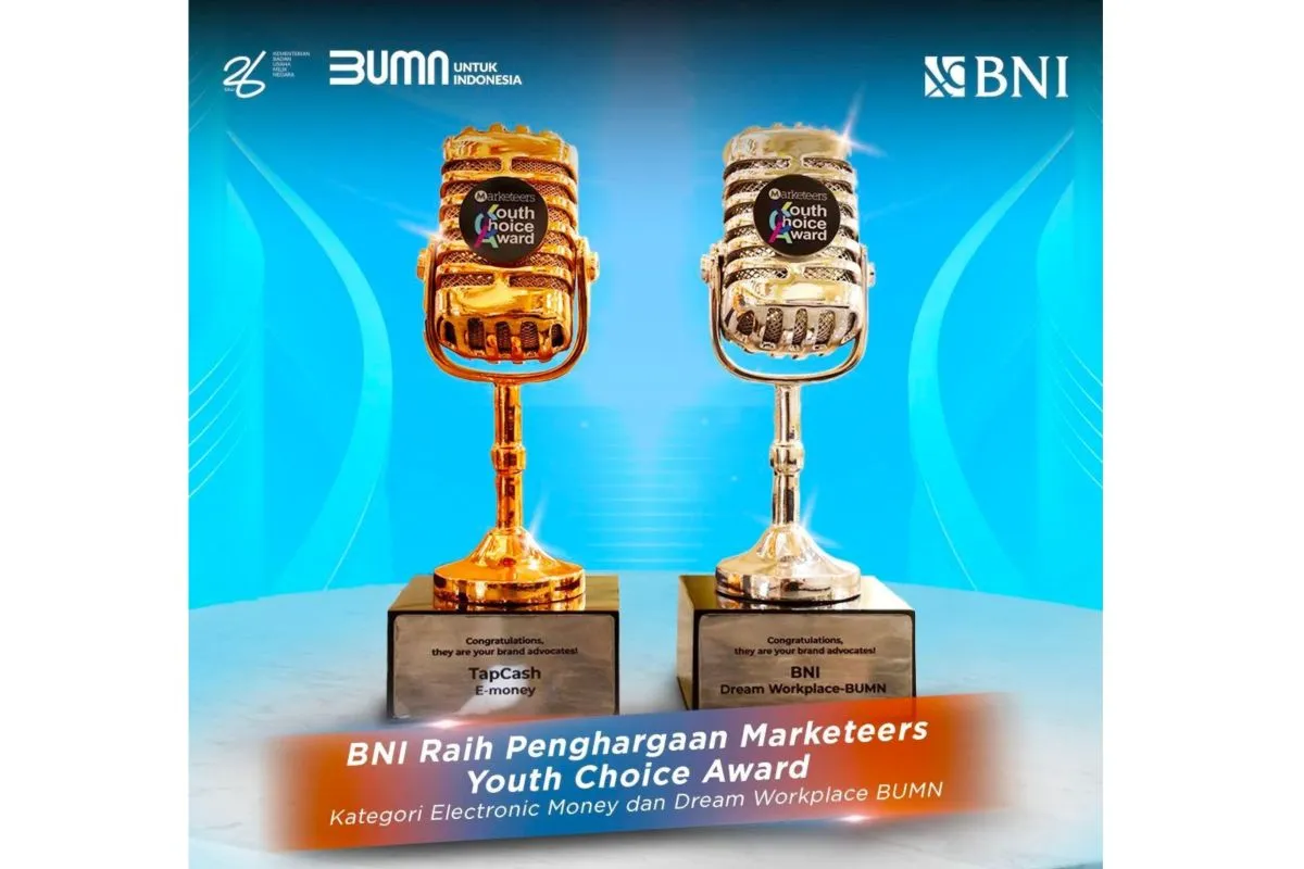 BNI Raih Dua Penghargaan YCA BUMN Marketeers 2024