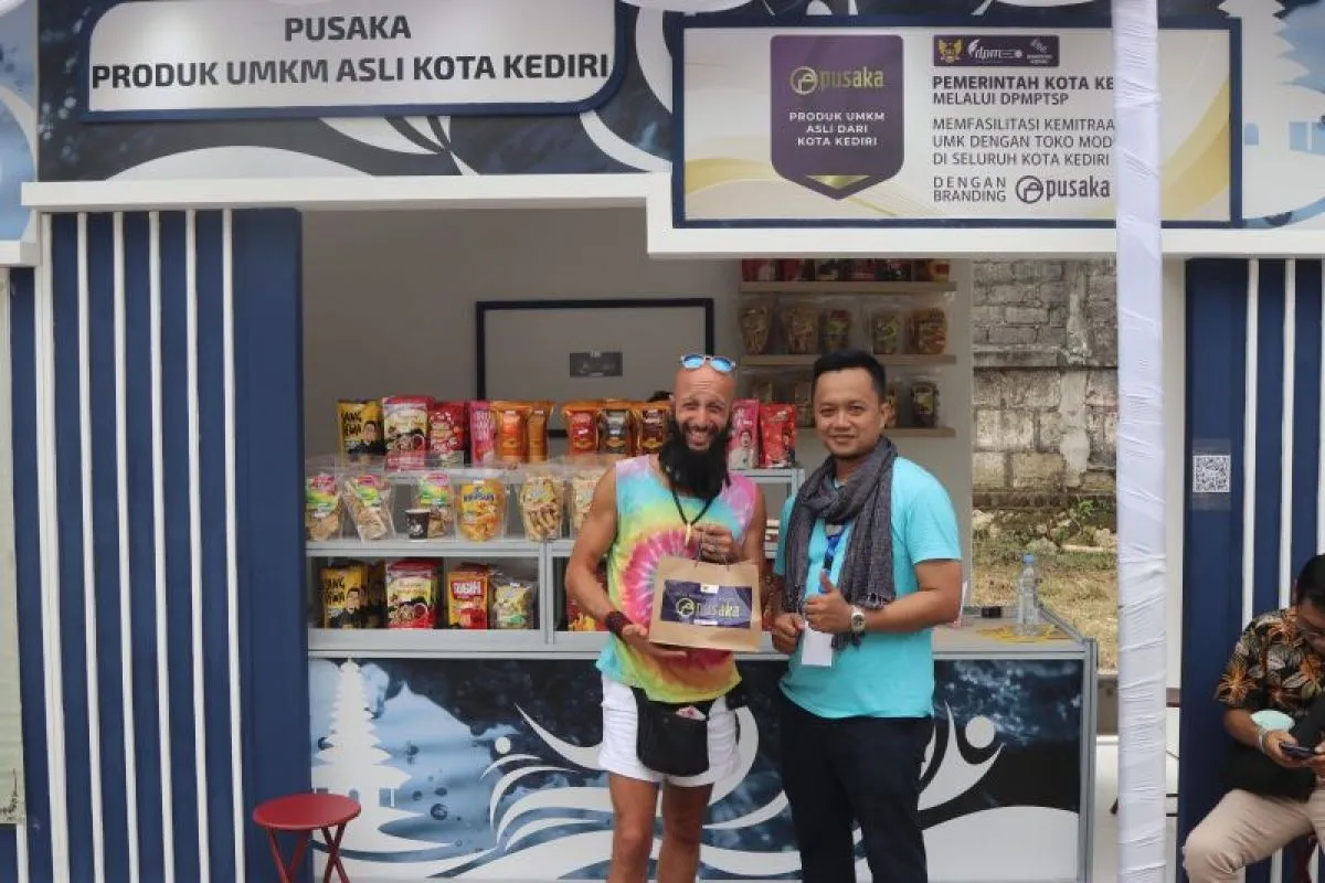 Stan Kuliner Pemkot Kediri di WWF Ke-10 Diminati Pengunjung