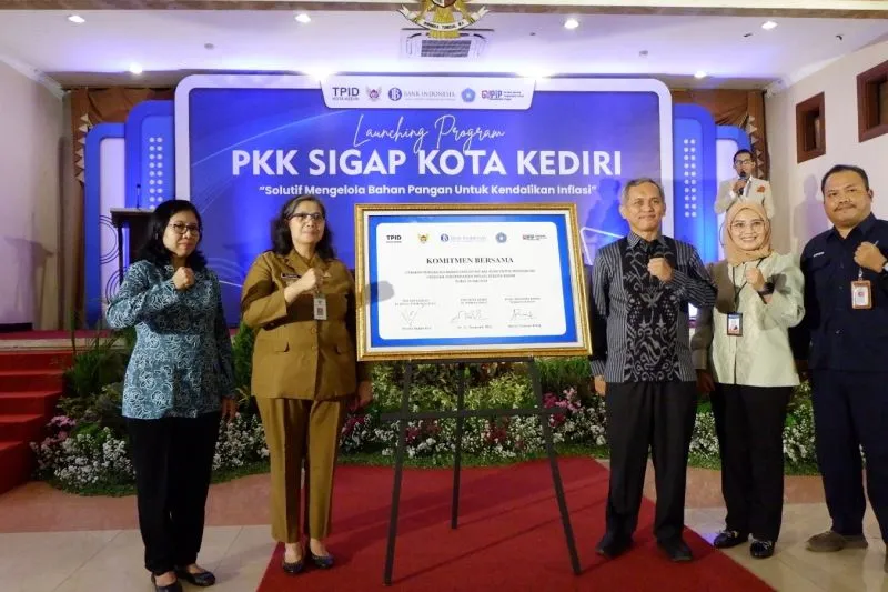 Kolaborasi BI Kediri dan TPID Luncurkan PKK Sigap