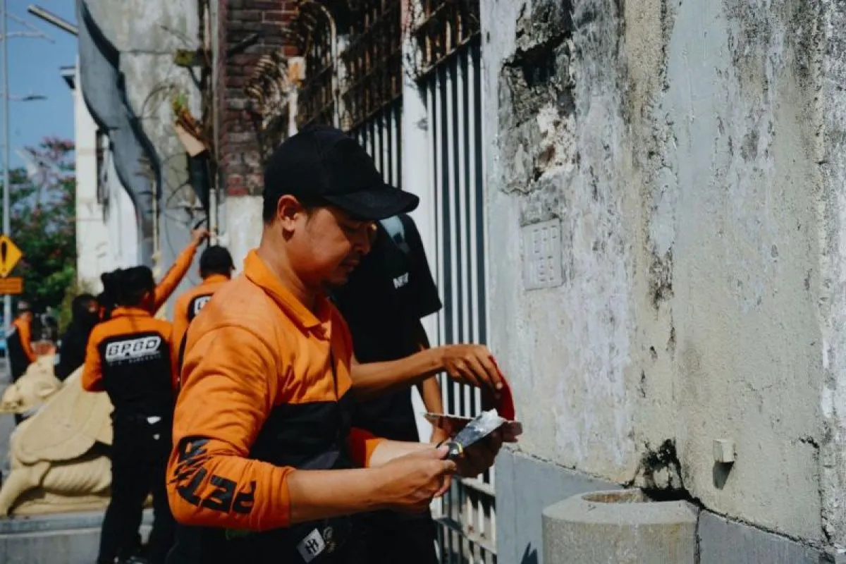 Percantik Kawasan Kota Lama, Pemkot Surabaya Lakukan Pengecatan