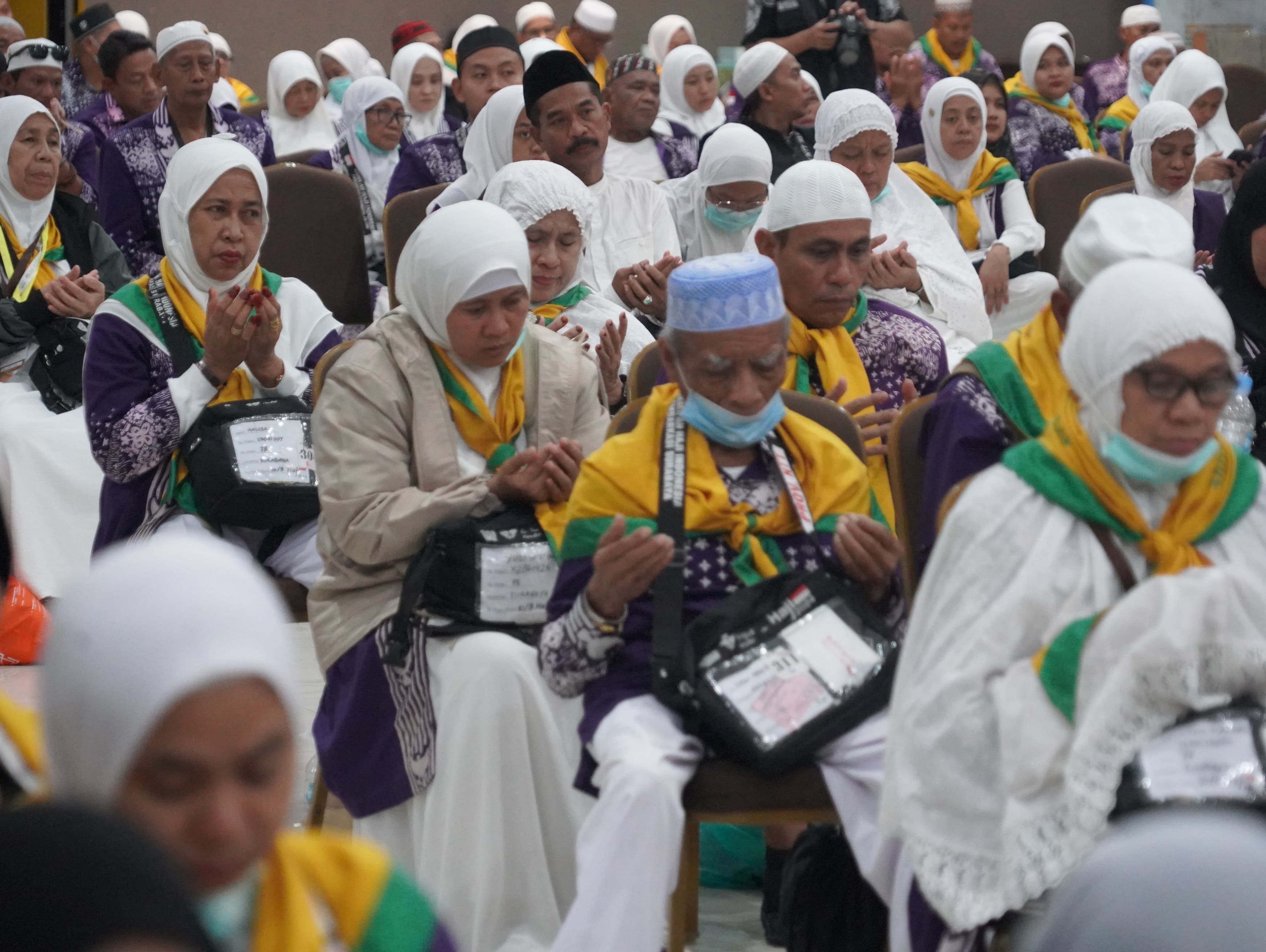 Ilustrasi jamaah haji Jawa Timur