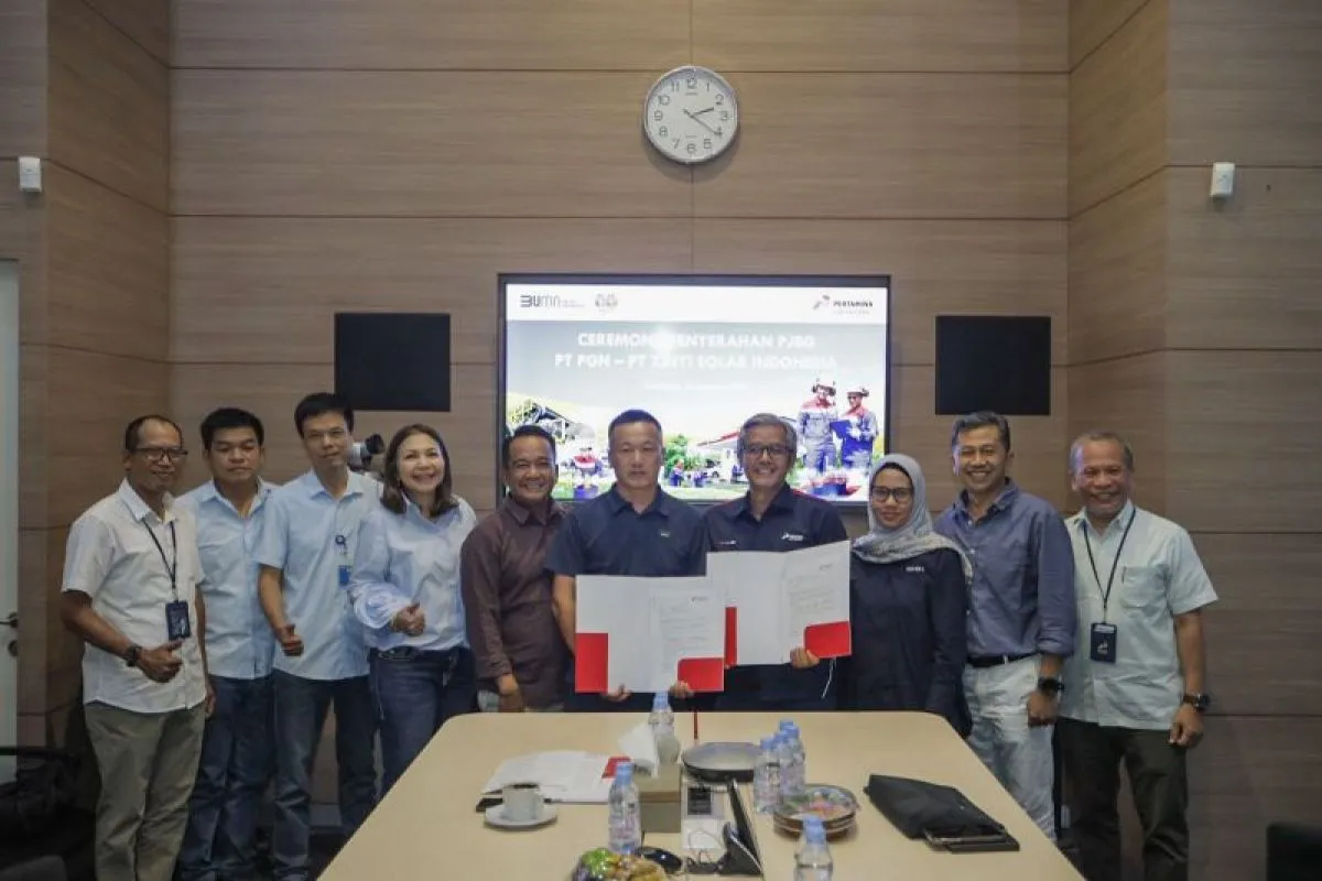 PGN Pasok Gas Bumi ke Xinyi Solar Indonesia di KEK Gresik
