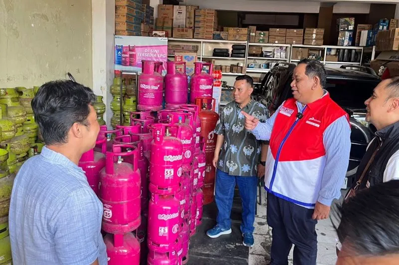 GM Pertamina Patra Niaga Jatimbalinus Pantau Penyaluran Gas di Kediri