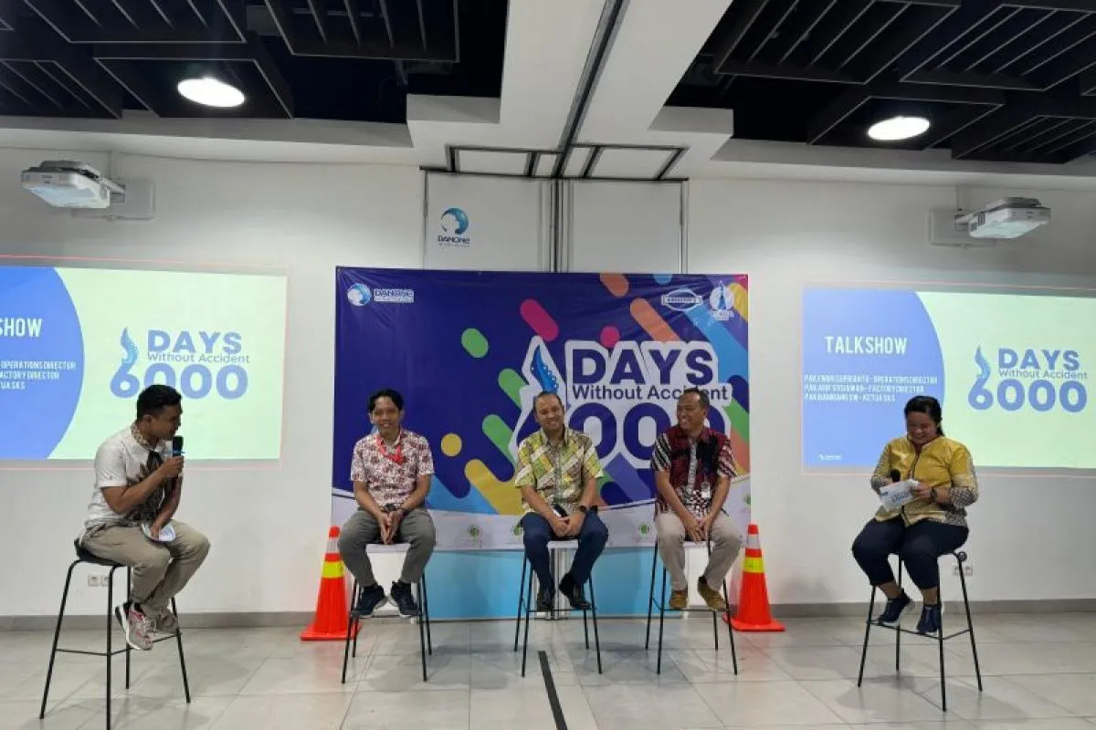 Danone Indonesia Capai 6000 Hari Tanpa Kecelakaan Kerja