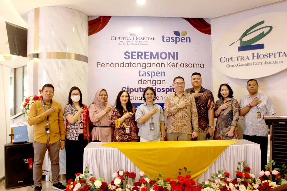 Kerjasama Taspen Cihos Jakarta Beri Layanan JKK ASN