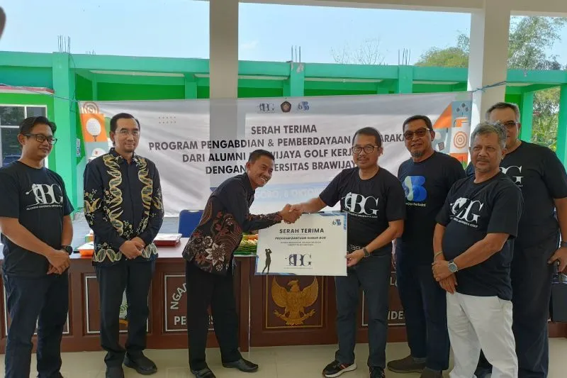 Komunitas Golf Bangun Sumur Bor di Wilayah Krisis Air Bojonegoro
