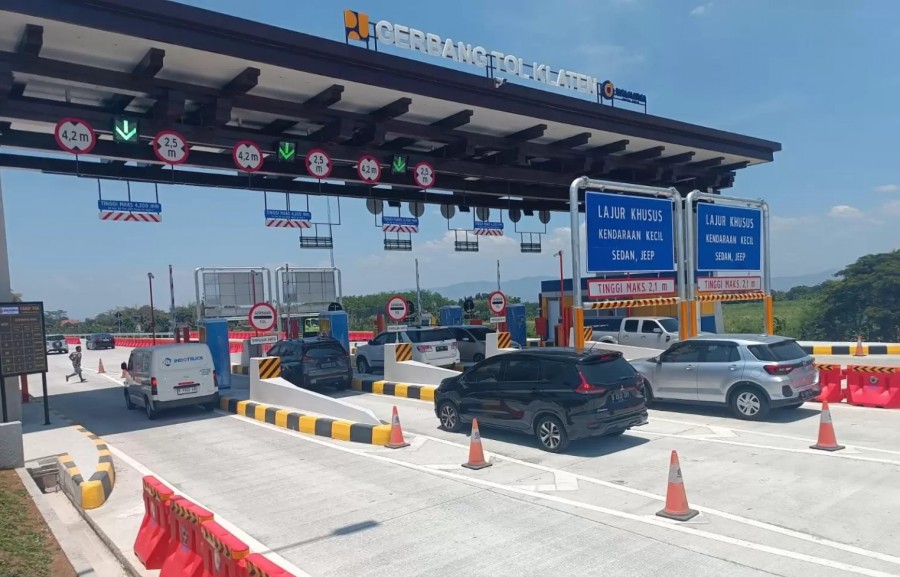 PT Jasamarga Nusantara Tollroad Regional Division mencatat adanya kenaikan volume lalu lintas (lalin) selama Nataru